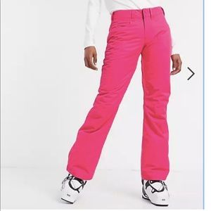 Roxy Dry Flight Technology Fleece Lined Ski Pants Hot Pink: S